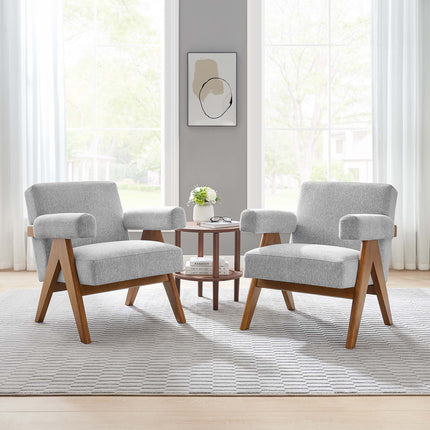 Modway EEI-6704 Lyra Fabric Armchair Set of 2 Modway