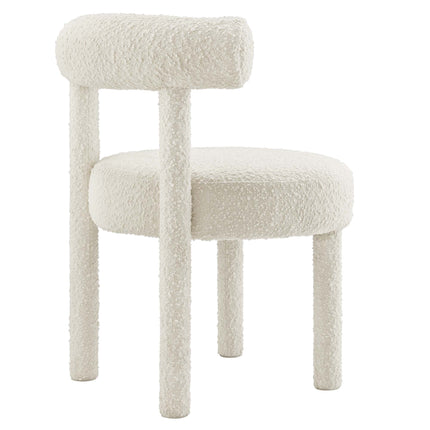Modway EEI-6705 Toulouse Boucle Fabric Dining Chair Set of 2 - Plaza Home Decor