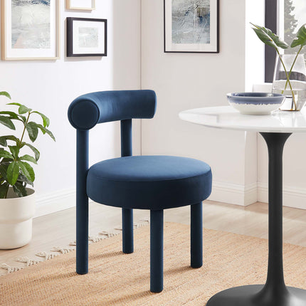 Modway EEI-6706 Toulouse Performance Velvet Dining Chair Set of 2 - Plaza Home Decor
