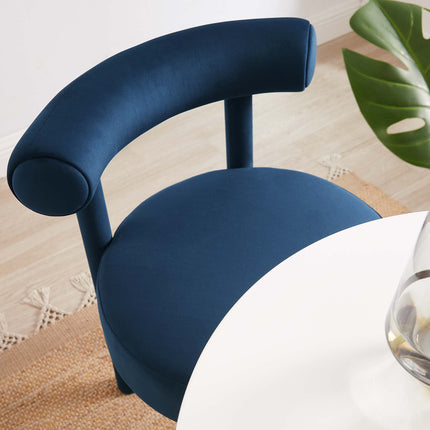 Modway EEI-6706 Toulouse Performance Velvet Dining Chair Set of 2 - Plaza Home Decor