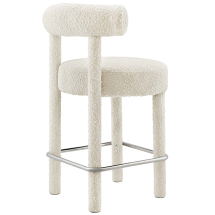 Modway EEI-6707 Toulouse Boucle Fabric Counter Stool Set of 2 - Plaza Home Decor