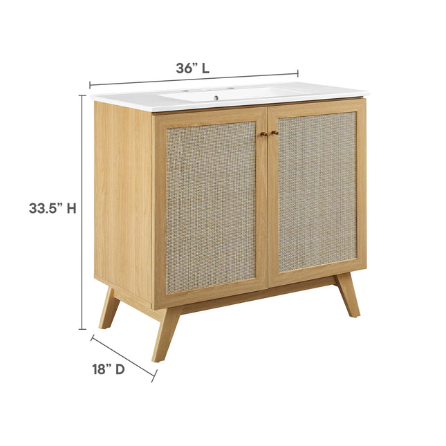 Modway EEI-6717 Soma 36" Bathroom Vanity - Plaza Home Decor