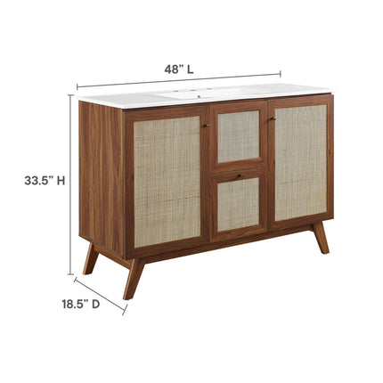 Modway EEI-6719 Soma 48" Single Sink Bathroom Vanity - Plaza Home Decor