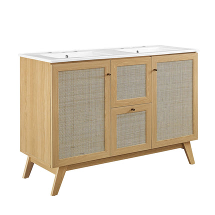 Modway EEI-6721 Soma 48" Double Sink Bathroom Vanity - Plaza Home Decor