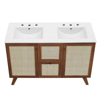 Modway EEI-6721 Soma 48" Double Sink Bathroom Vanity - Plaza Home Decor