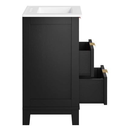 Modway EEI-6723 Dixie 24" Solid Wood Bathroom Vanity Modway