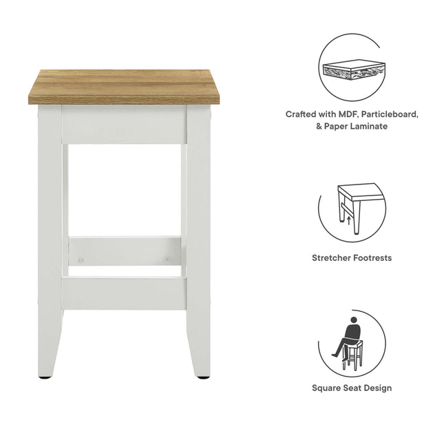 Modway EEI-6729 Sunbrook Kitchen Stool - Plaza Home Decor