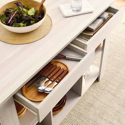 Modway EEI-6731 Meadowbrook 3-Piece Kitchen Island and Stool Set Modway