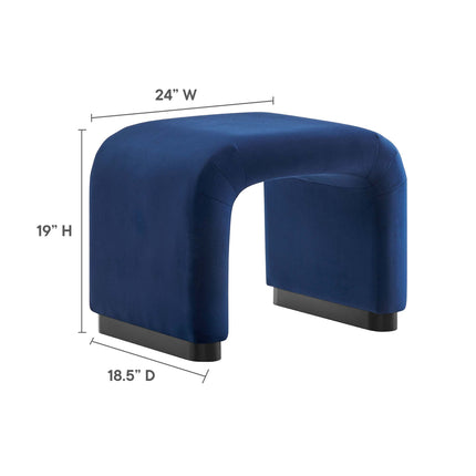 Modway EEI-6733 Koda Performance Velvet Waterfall Stool Modway