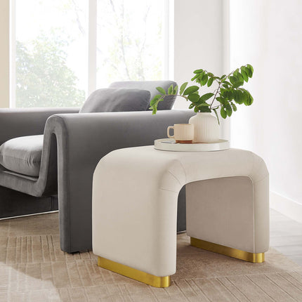 Modway EEI-6733 Koda Performance Velvet Waterfall Stool Modway