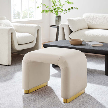 Modway EEI-6733 Koda Performance Velvet Waterfall Stool Modway