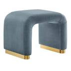 Brass Cadet Blue / Performance Velvet