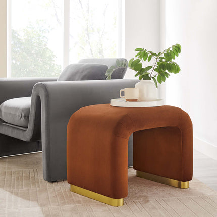 Modway EEI-6733 Koda Performance Velvet Waterfall Stool Modway