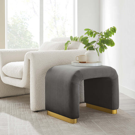 Modway EEI-6733 Koda Performance Velvet Waterfall Stool Modway