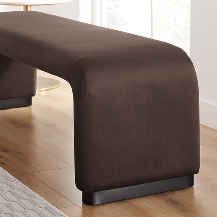 Modway EEI-6734 Koda Performance Velvet Waterfall Long Bench Modway