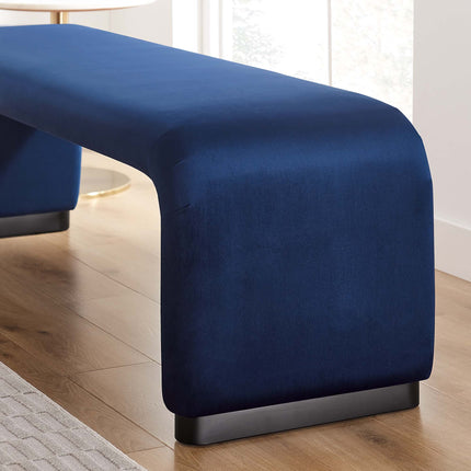 Modway EEI-6734 Koda Performance Velvet Waterfall Long Bench Modway