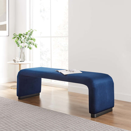 Modway EEI-6734 Koda Performance Velvet Waterfall Long Bench Modway