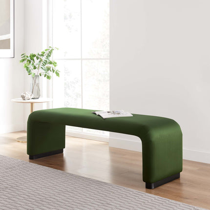 Modway EEI-6734 Koda Performance Velvet Waterfall Long Bench Modway