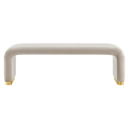 Modway EEI-6734 Koda Performance Velvet Waterfall Long Bench Modway