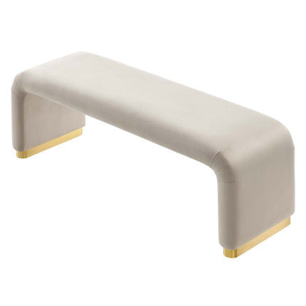 Modway EEI-6734 Koda Performance Velvet Waterfall Long Bench Modway