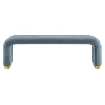 Modway EEI-6734 Koda Performance Velvet Waterfall Long Bench Modway