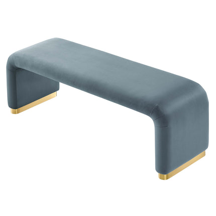 Modway EEI-6734 Koda Performance Velvet Waterfall Long Bench Modway