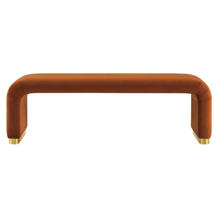 Modway EEI-6734 Koda Performance Velvet Waterfall Long Bench Modway