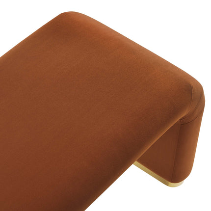 Modway EEI-6734 Koda Performance Velvet Waterfall Long Bench Modway