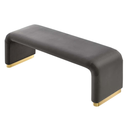 Modway EEI-6734 Koda Performance Velvet Waterfall Long Bench Modway