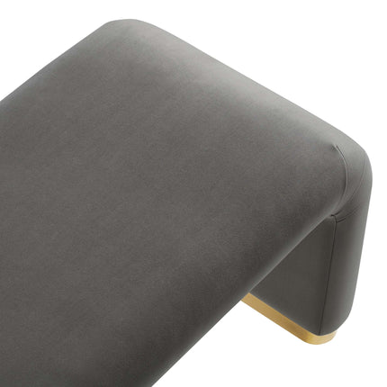 Modway EEI-6734 Koda Performance Velvet Waterfall Long Bench Modway