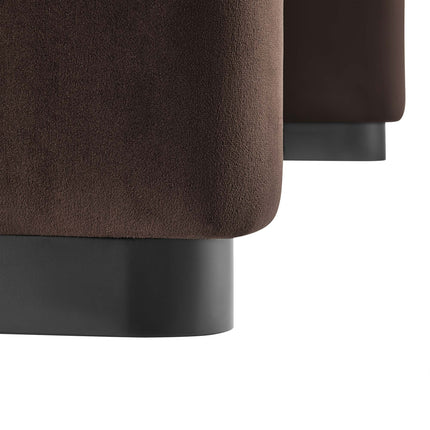 Modway EEI-6735 Koda Performance Velvet Waterfall Ottoman Modway