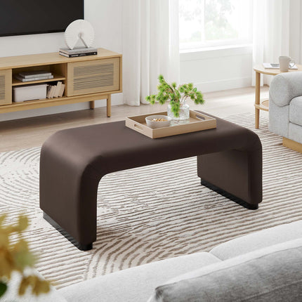 Modway EEI-6735 Koda Performance Velvet Waterfall Ottoman Modway