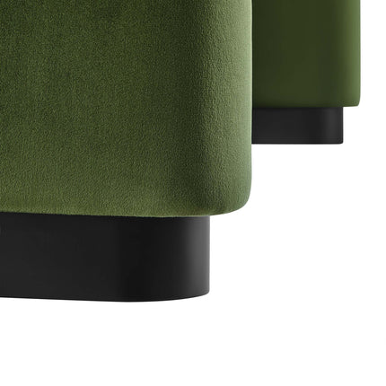 Modway EEI-6735 Koda Performance Velvet Waterfall Ottoman Modway