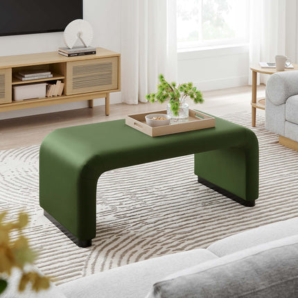 Modway EEI-6735 Koda Performance Velvet Waterfall Ottoman Modway