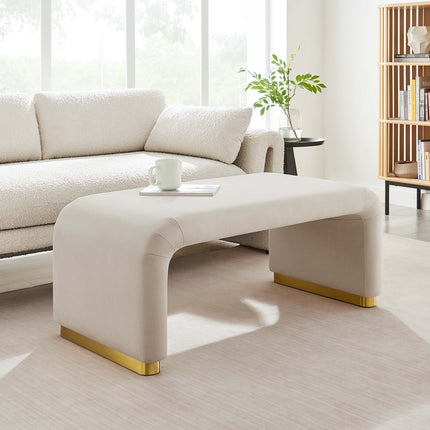 Modway EEI-6735 Koda Performance Velvet Waterfall Ottoman Modway
