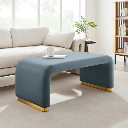 Modway EEI-6735 Koda Performance Velvet Waterfall Ottoman Modway