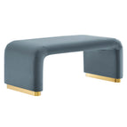 Brass Cadet Blue / Performance Velvet