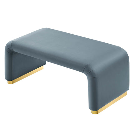Modway EEI-6735 Koda Performance Velvet Waterfall Ottoman Modway