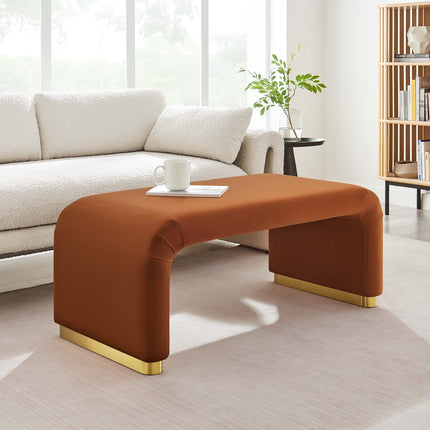 Modway EEI-6735 Koda Performance Velvet Waterfall Ottoman Modway