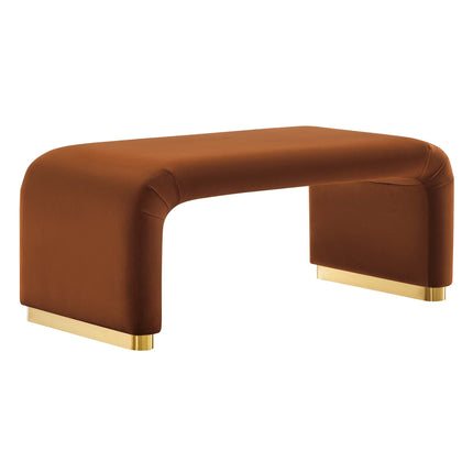 Modway EEI-6735 Koda Performance Velvet Waterfall Ottoman Modway