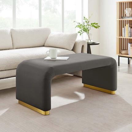 Modway EEI-6735 Koda Performance Velvet Waterfall Ottoman Modway