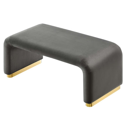Modway EEI-6735 Koda Performance Velvet Waterfall Ottoman Modway