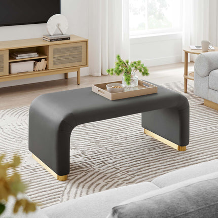 Modway EEI-6735 Koda Performance Velvet Waterfall Ottoman Modway