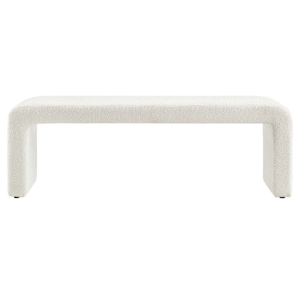 Modway EEI-6736 Simba Boucle Fabric Waterfall Long Bench - Plaza Home Decor