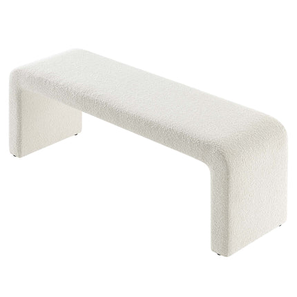 Modway EEI-6736 Simba Boucle Fabric Waterfall Long Bench - Plaza Home Decor
