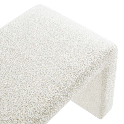 Modway EEI-6736 Simba Boucle Fabric Waterfall Long Bench - Plaza Home Decor