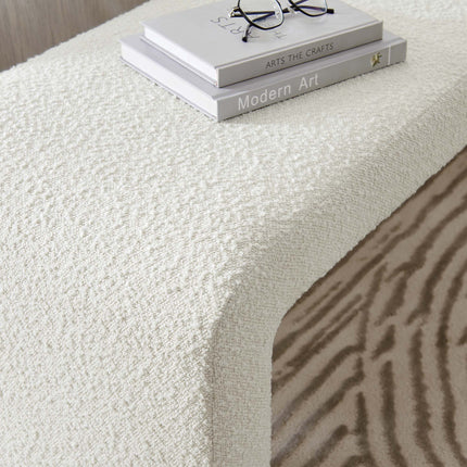 Modway EEI-6736 Simba Boucle Fabric Waterfall Long Bench - Plaza Home Decor