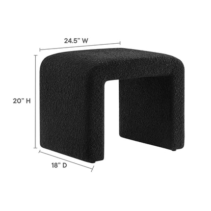 Modway EEI-6737 Simba Boucle Fabric Waterfall Stool Modway