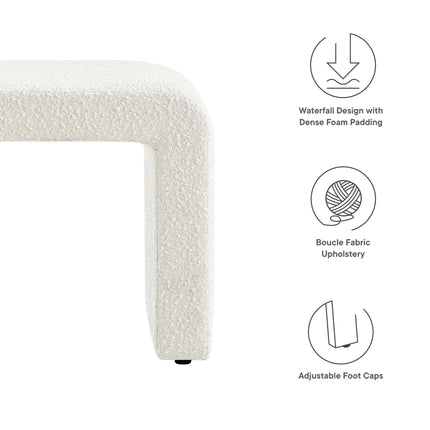 Modway EEI-6737 Simba Boucle Fabric Waterfall Stool Modway