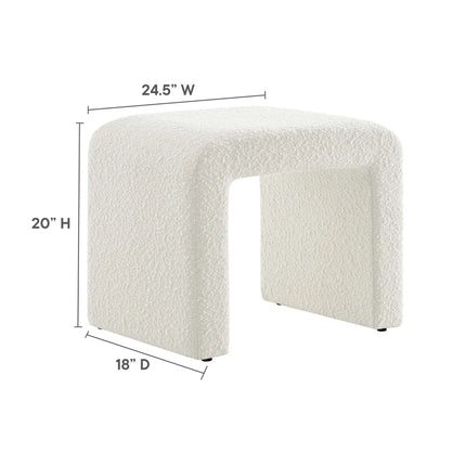 Modway EEI-6737 Simba Boucle Fabric Waterfall Stool Modway
